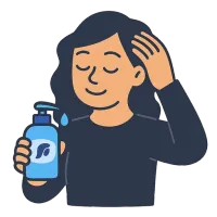 juuksevaht — illustration of hair mousse