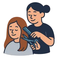 juuksur — illustration of hairdresser
