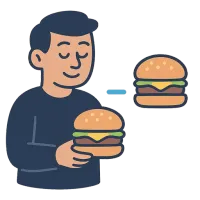 hamburger — иллюстрация: гамбургер