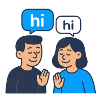 hei — иллюстрация: привет