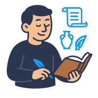 ajaloolane — illustration of historian