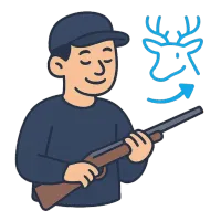 jahimees — illustration of hunter