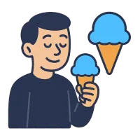 jäätis — illustration of ice cream