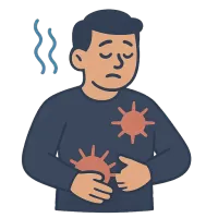 põletik — illustration of inflammation