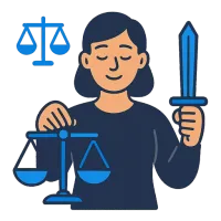 õiglus — illustration of justice