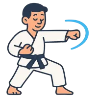 karate — ілюстрація: карате