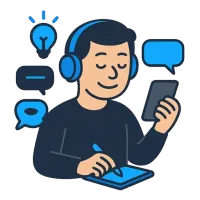 õppima — illustration of to learn