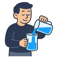vedelik — illustration of liquid