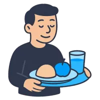 lõuna — illustration of lunch