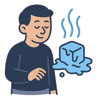 sulatama — illustration of to melt