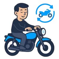mootorratas — illustration of motorcycle