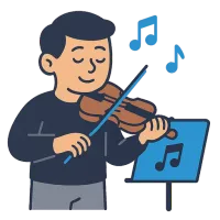 muusikakool — illustration of music school