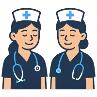 medõde — illustration of nurse
