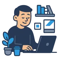 kabinet — illustration of office