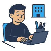 büroo — illustration of office