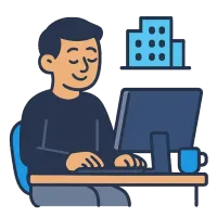 kontor — ілюстрація: контора