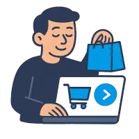 veebipood — ілюстрація: інтернет-магазин