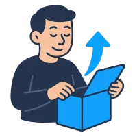 avama — illustration of to open