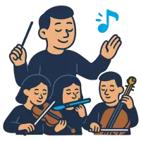 orkester — illustration of orchestra
