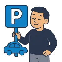parkimisplats — illustration of parking space