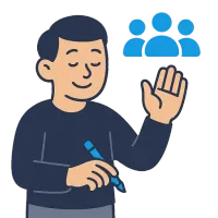 osalema — illustration of to participate