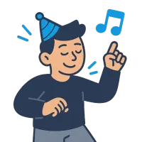 pidutsema — illustration of to party