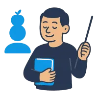 pedagoog — illustration of pedagogue, teacher
