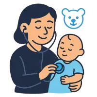 lastearst — illustration of pediatrician