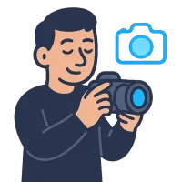 fotograaf — ілюстрація: фотограф