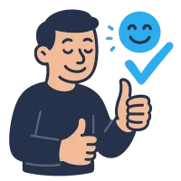 positiivselt — ілюстрація: позитивно