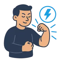 võimsalt — illustration of powerfully