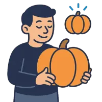 kõrvits — illustration of pumpkin