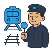 raudtee — illustration of railway