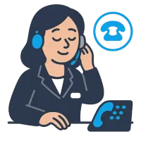 administraator — illustration of receptionist