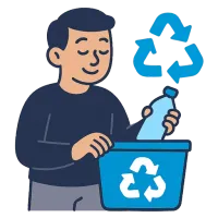 taaskasutus — illustration of recycling