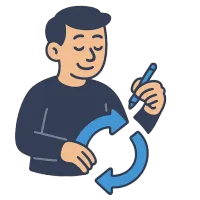 uuendama — ілюстрація: оновлювати