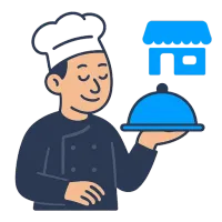 restoran — иллюстрация: ресторан