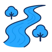 jõgi — illustration of river