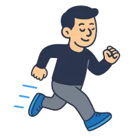 jooksma — illustration of to run