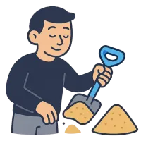 liiv — illustration of sand