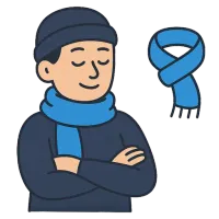 rätt — illustration of scarf