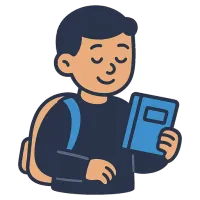 koolilaps — illustration of schoolchild