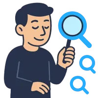 otsima — illustration of to search