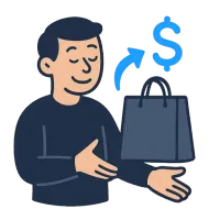 müüma — illustration of to sell