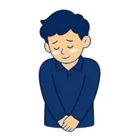 häbelik — illustration of shy