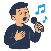 laulmine — illustration of singing