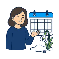 kevadkuu — illustration of spring month