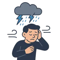 torm — ілюстрація: буря