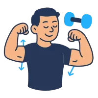 tugevnema — illustration of to become stronger