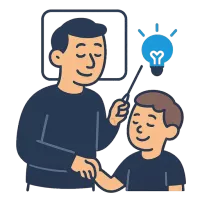 õppetöö — illustration of teaching